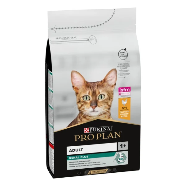 Котки - Purina Pro Plan Renal Plus – суха храна за котки с пиле и ориз 1.5 кг