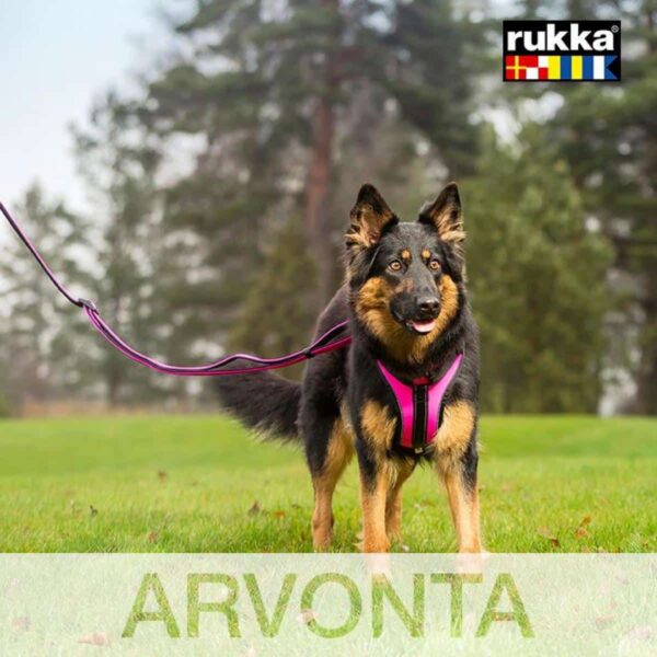 Rukka - rukka – solid harness – здрав, комфортен нагръдник за активни кучета, розов