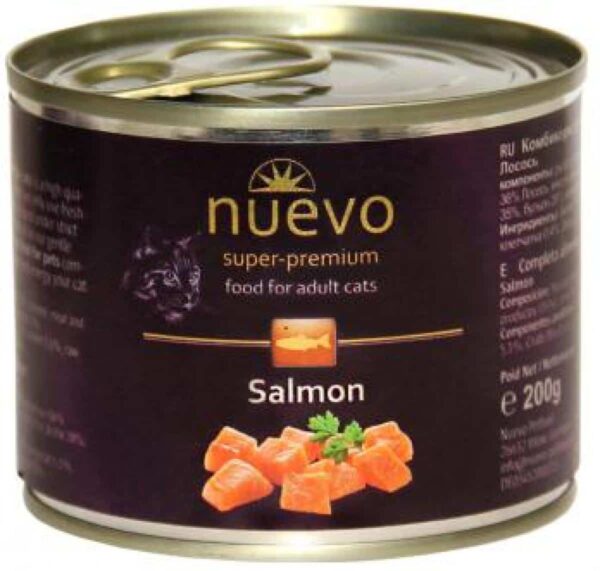Nuevo - nuevo – salmon – консерва за котка със сьомга 200гр.