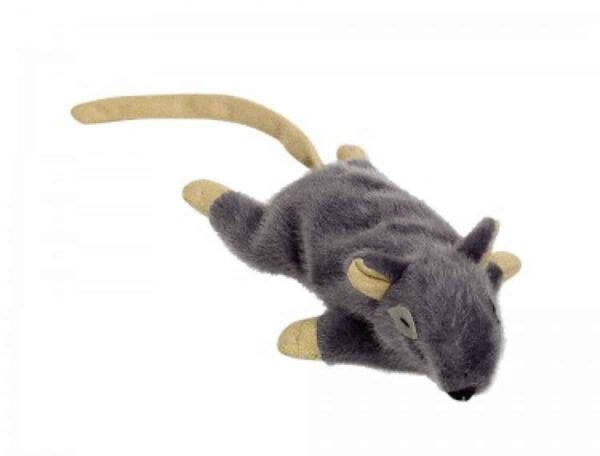 Котки - nobby – mice – плюшена мишка с катнип 14 см. / кафява, сива /