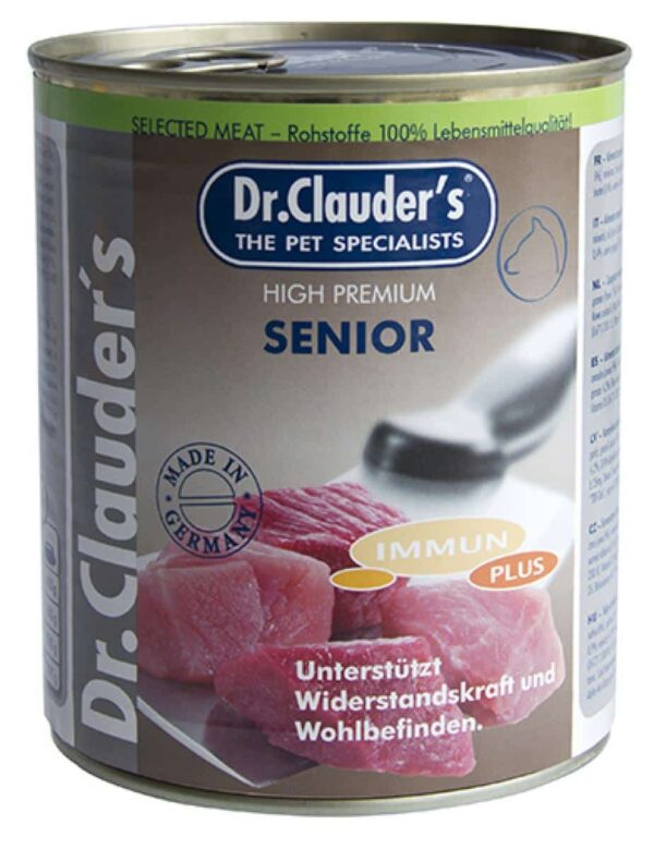 Dr. Clauders - dr. Clauders – selected meat immun plus senior- за кученца над 7 год. 800гр