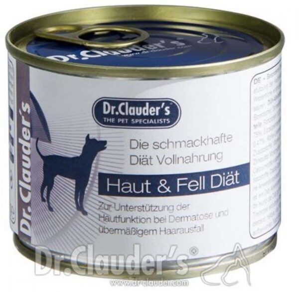 Dr. Clauders – super premium fsd fur and skin diet – терапевтична диетична храна за здрави кожа и козина при кучета с дерматити 400 gr