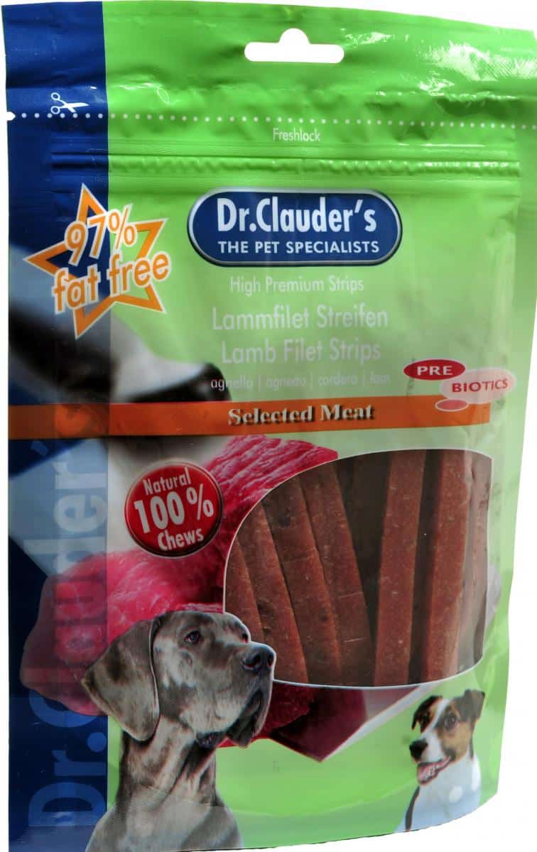 Dr. Clauders – lamb filet strips – меки ленти с агнешко месо 80 гр