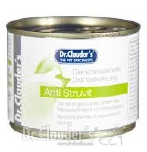 Лечебни консерви за котка - dr. Clauders – anti struvit diet – терапевтична диетична храна за котки срещу струвити 200 gr