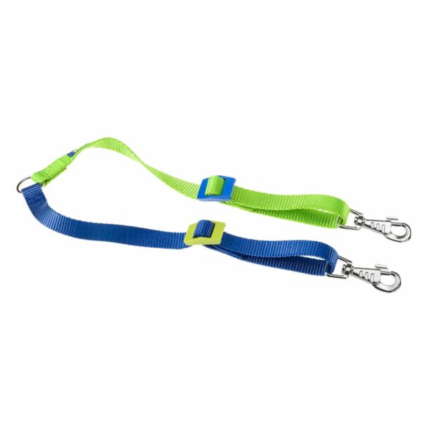 Ferplast – тwin colors 15/42 – повод за 2 кучета, дължина 28-42 см, ширина 15 мм