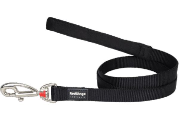 Red dingo – fixed length lead classic black – повод, черен – различен размер