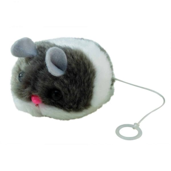 Ferplast – trembling plush mouse pa5006 – играчка за котки механична мишка