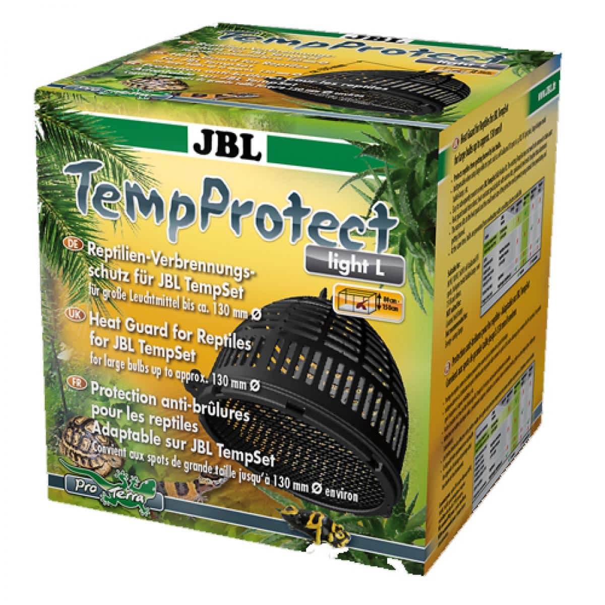 Jbl – temp protect light – пластмасов протектор за лампа за терариум, два размера