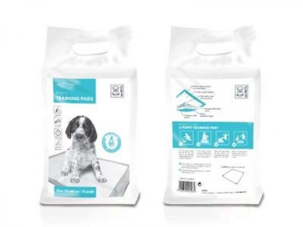 M-pets – puppy training pads – памперси за постилане с гел 60 / 45 см. , 15 броя