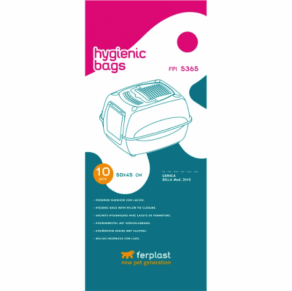 Ferplast – hygienic bags genica – торбички за котешка тоалетна genica 10бр