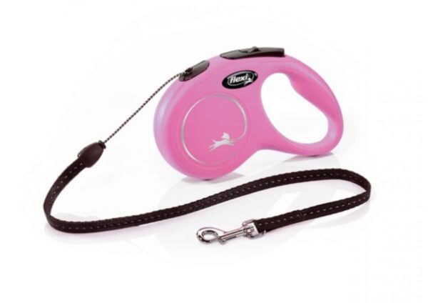 Flexi - flexi – classic long cord s – автоматичен повод с въже. Дължина 8м, за куче до 12кг, различни цветове