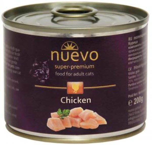 Nuevo - nuevo – chicken – консерва за котка с пилешко месо