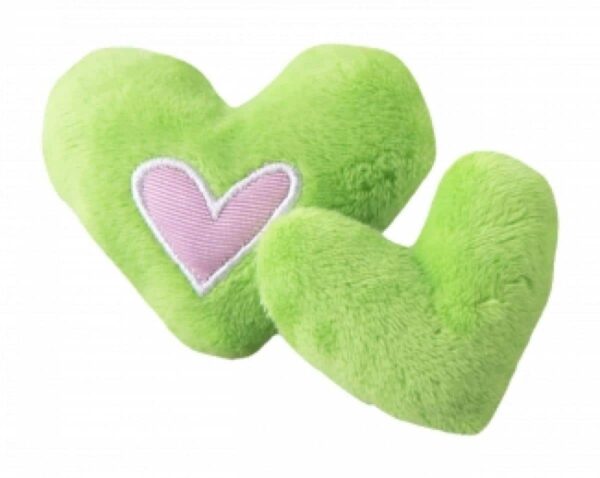Котки - rogz – catnip hearts – играчка с котешка трева, различни цветове