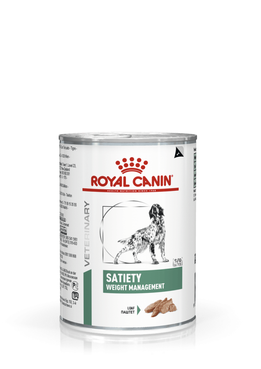 Royal canin – satiety dog can – за намаляване на наднорменото тегло при кучета със затлъстяване 410г