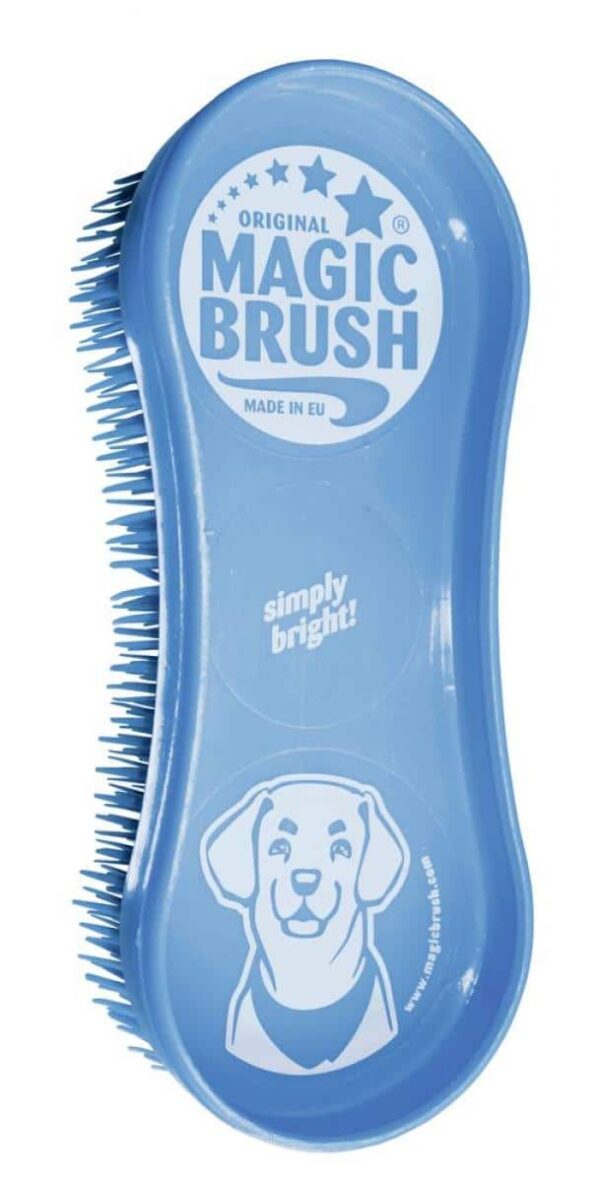 Kerbl – magic brush – четка за късокосмести кучета – червена, синя