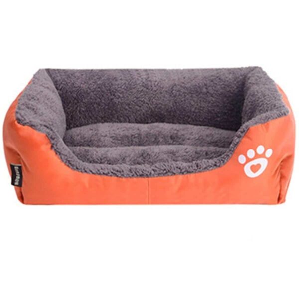 Playme – paw soft heavy cotton soft pet bedding s – плюшено легло 43 см сиво, оранжево, синьо