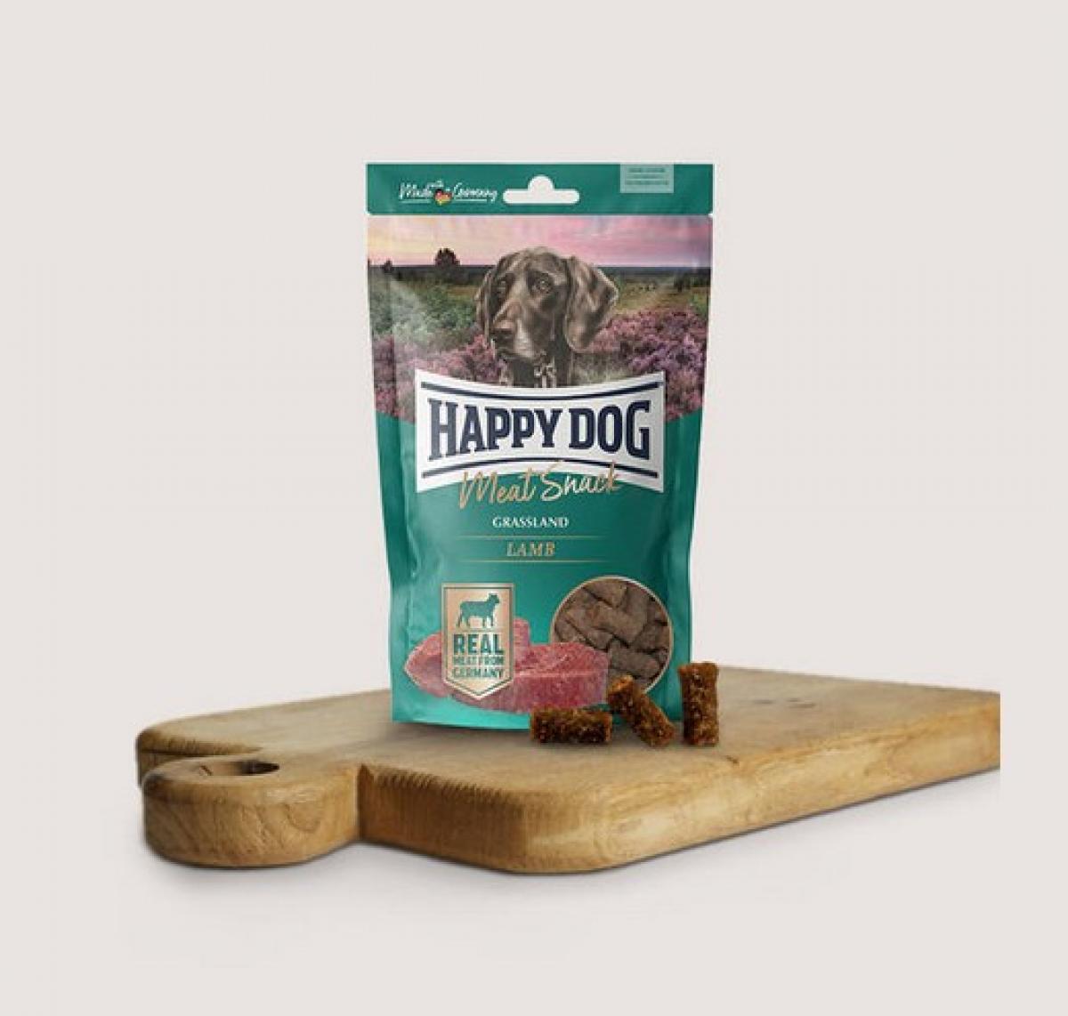 Happy dog – meat snack lüneburg heath – лакомство за кучета снакс с агнешко месо от зелени пасища 75 гр