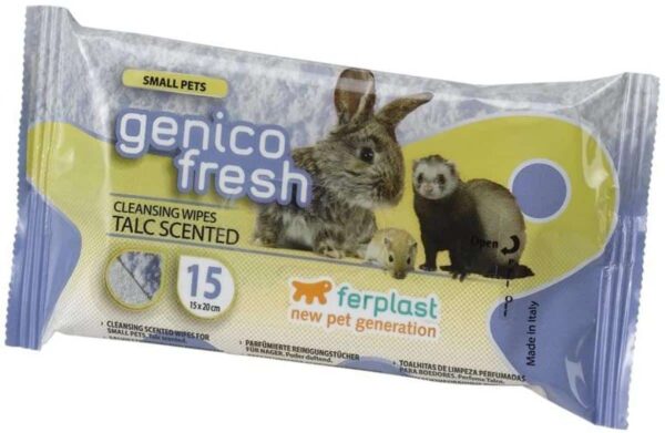 Ferplast – genico fresh rodent – почистващи кърпички за гризачи 15бр
