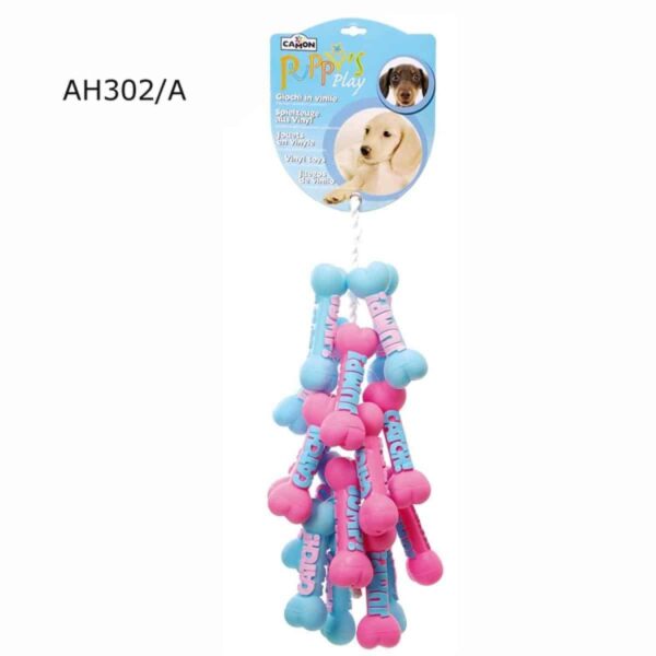Camon – jump & catch vinyl bone toy – винилова играчка 15 см. – различни цветове