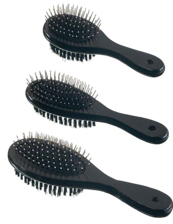Camon – double wooden brush – двойна четка за разресване 17. 5 / 6. 5 см.