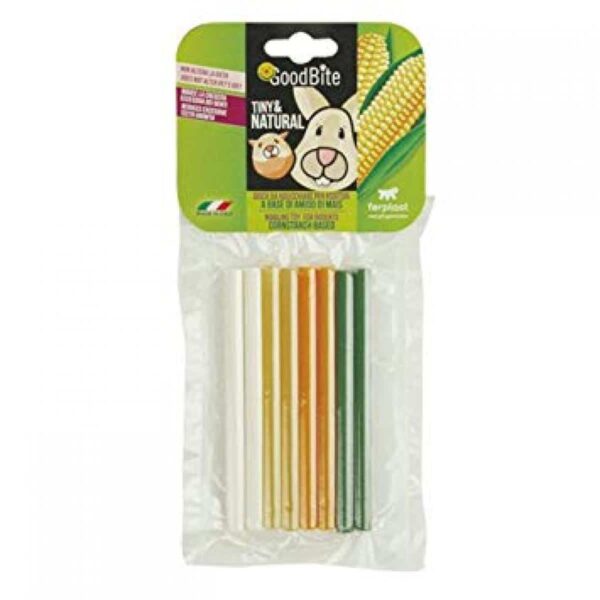 Ferplast – goodbite tiny & natural stik – солети за дъвчене от царевично нишесте 8 броя