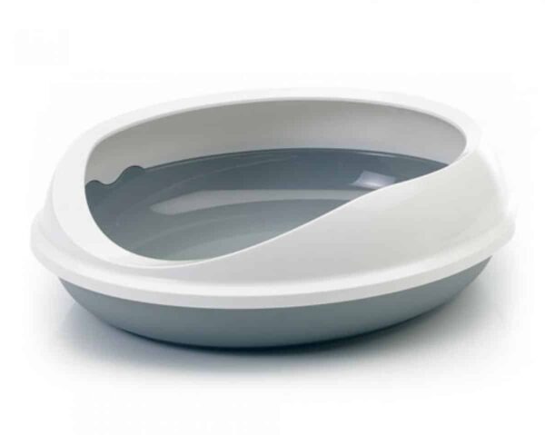 Котки - savic – figaro – котешка тоалетна с висок борд; 55 cм x 48,5 cм x 15,5 cм
