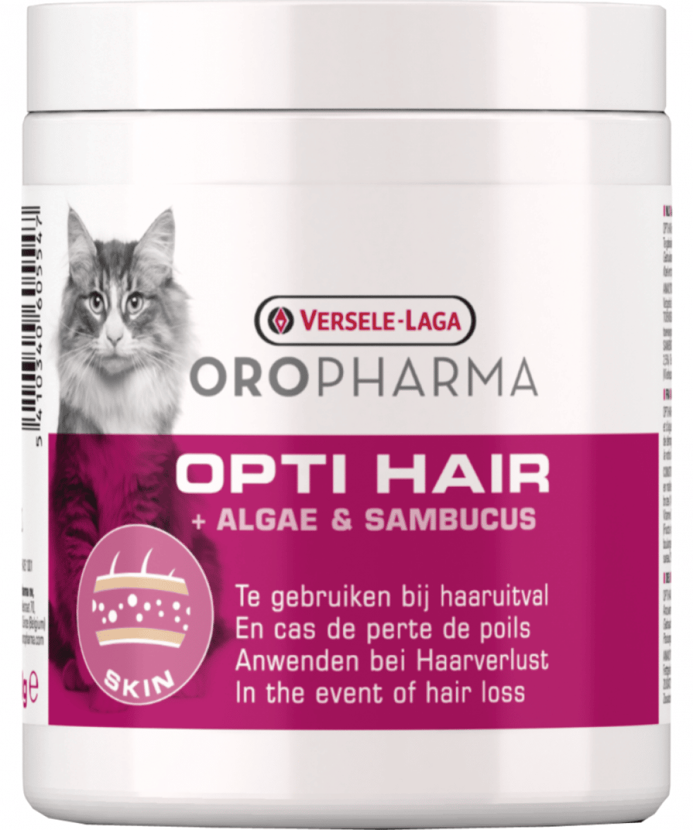 Versele laga – oropharma opti hair cat-добавка към хранатаза лъскава козина и здрава кожа 130g