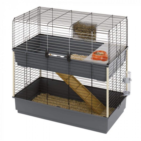 Ferplast – rabbit 100 double – клетка за зайци 99 / 51. 5 / 92 cm