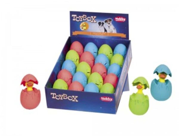Гумени, латексови и плуващи - nobby – latex egg-press me! – играчка яйце-натисни ме! / синя, розова, зелена /