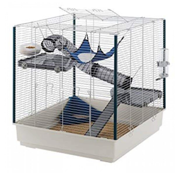 Ferplast – furet xl – клетка за порчета с пълно оборудване 80 / 75 / 86. 5 см.