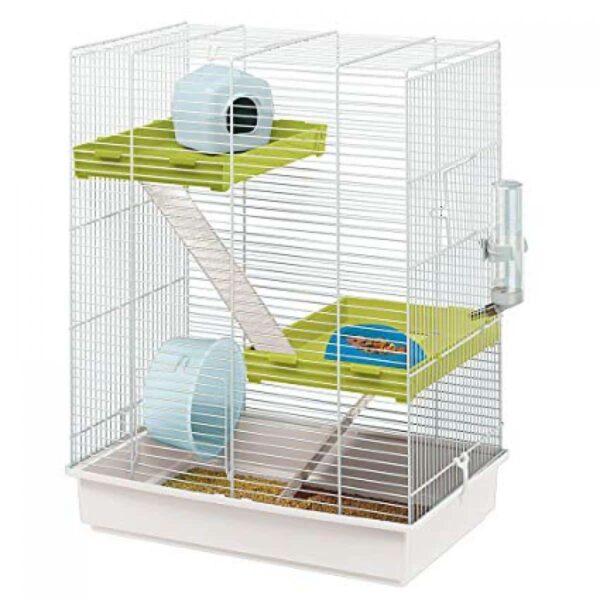 Ferplast – hamster tris – триетажна клетка с пълно оборудване 46 / 29 / 58 cм.