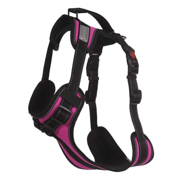 RUKKA - RUKKA – Solid Harness – здрав, комфортен нагръдник за активни кучета, розов