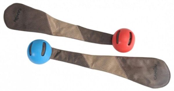 Гумени, латексови и плуващи - camon – dog toy tpr ball with tail – кучешка играчка 45 см.