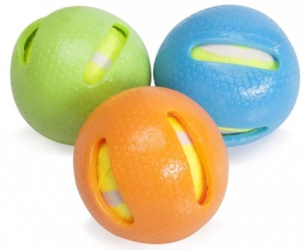 Camon – tennis ball tpr coated – тенис топка с tpr покритие 7. 5 см. / синя, оранжева, зелена /