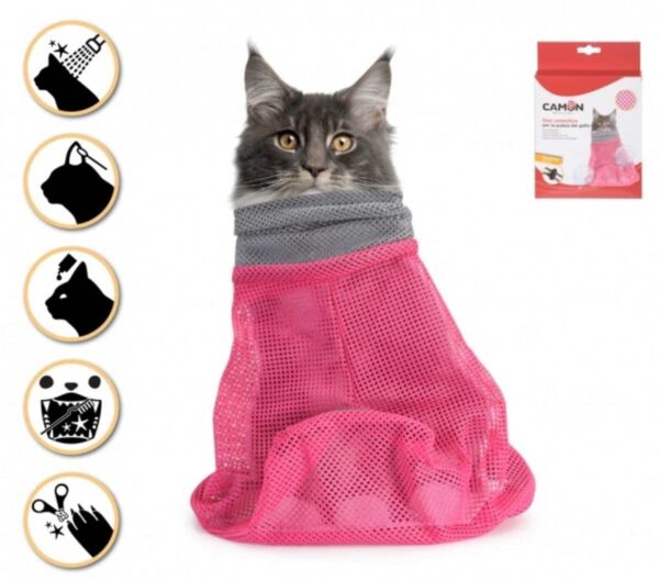 Котки - camon – cat grooming bag – мрежа за къпане
