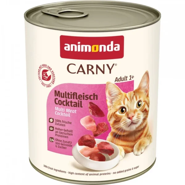 Котки - animonda carny multi meat cocktail – консерва за котка с коктейл от месо 6 броя х 800 гр