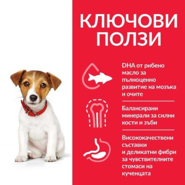 Hill`s Мисия Приятел Завинаги - Hills Science Plan Small and Mini Puppy – Суха храна за кучета подстващи от малки породи с агнешко и ориз