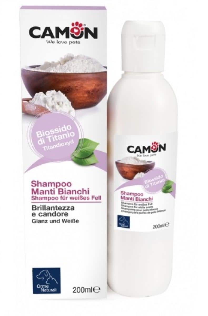 Camon – ormenaturali shampoo for white coats – шампоан за бяла козина с титанов диоксид 200 мл.