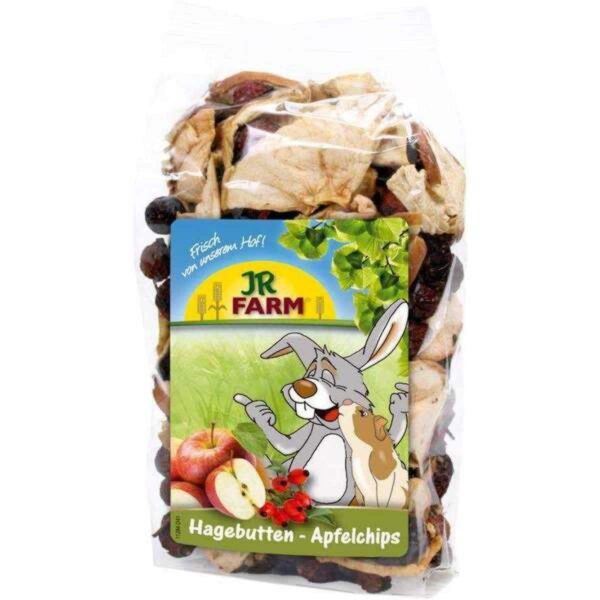 Jr farm – rosehips and apples – богат на витамини микс от ябълки и хрупкави шипки 125 гр.