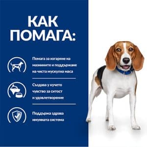 Hills – Prescription Diet r/d Canine – лечебна суха храна за кучета с диабет, наднормено тегло, колит и запек