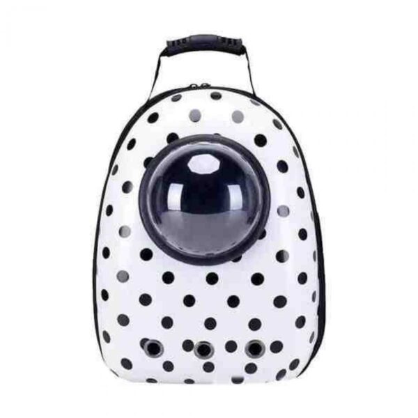 Playme – мinion crrying bag – чанта – раница за куче миньон 43 х 30 х 22 бяла на точки