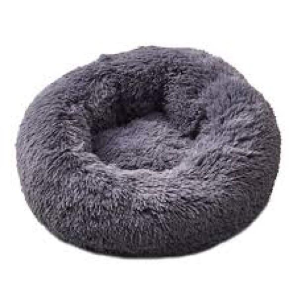 Легла за кучета - playme – soft dog bed washable long plush dog kennel м – пухкаво легло донът 45 см синьо, розово, сиво
