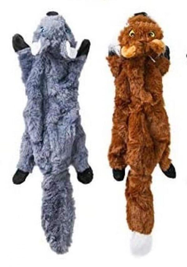 Playme – stuffing-free fox – плюшена лисица, без пълнеж 50 см сива, кафява