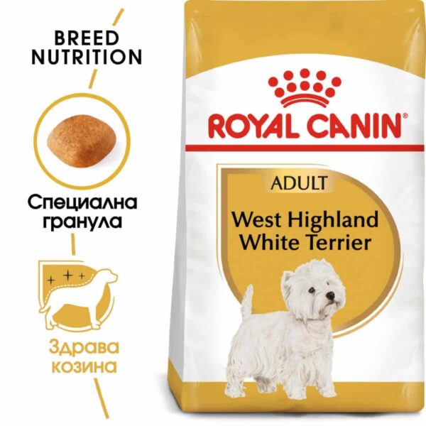 Royal Canin - Royal Canin – West Highland White Terrier Adult – храна за куче Уести над 10 месеца 3кг