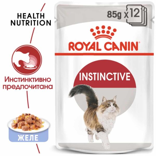 Royal canin - royal canin – instinctive in jelly – хапки в желе за котки над 1 година 12х85гр