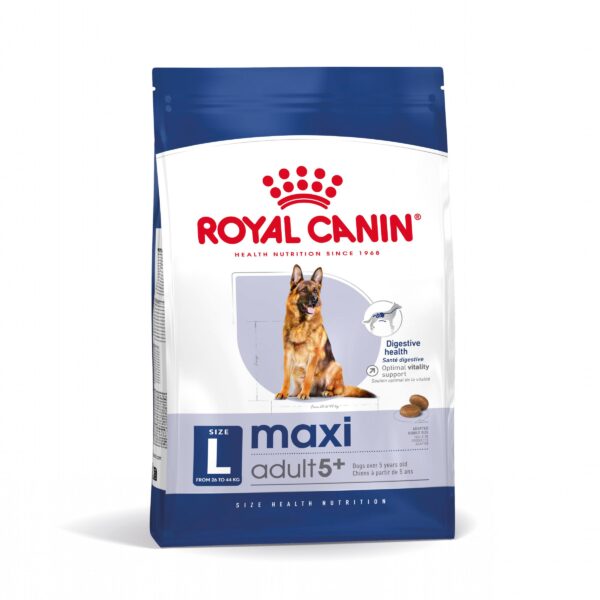 Royal canin - royal canin maxi adult 5+ – храна за кучета от големи породи над 5 години – 15кг