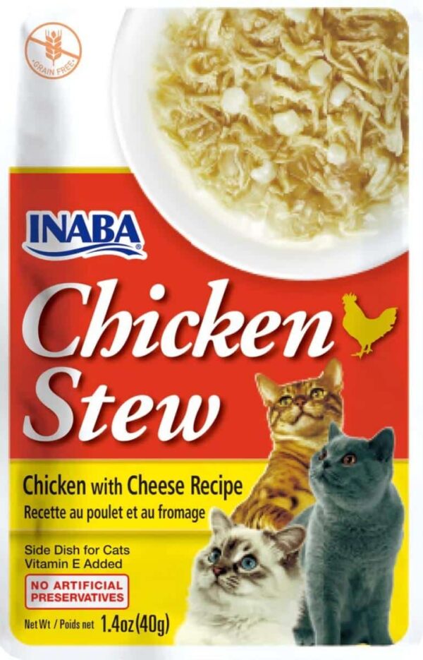 Inaba – chicken stew – пилешка яхния и сирене за котка 40гр