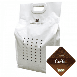 WeeLitter Coffee – Натурална, биоразградима соева котешка тоалетна, кафе