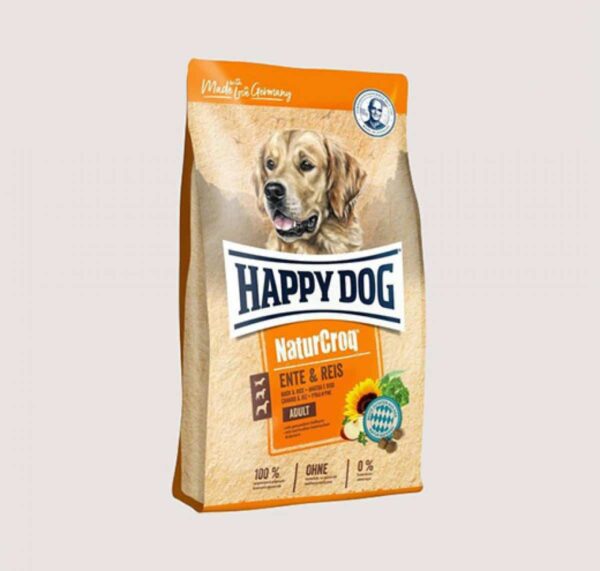 Happy dog – natur croq adult – патешко и ориз, 12kg.