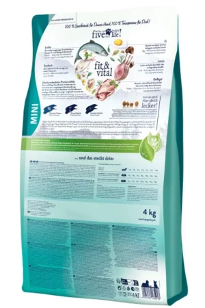 Happy Dog Fit Vital Mini Adult – храна за малки породи кучета над 1 година с нормални нива на активност